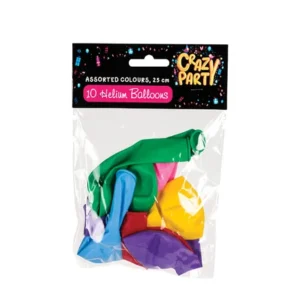 Balloons helium 10 Piece mix colours f-01