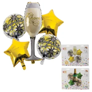 Balloon bouquet celebrate 5 Piece f-08