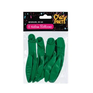Balloons helium 6 Piece green f-01