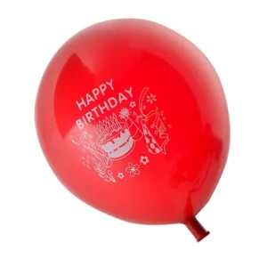 Balloons helium 1 Piece red print f-01