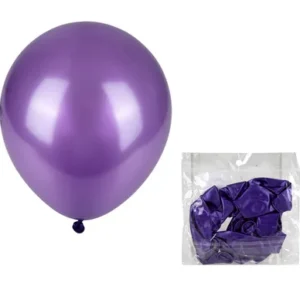 BALLOONS HELIUM 1 Piece METALLIC PURPLE F-01