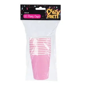 Party cups pink 10 Piece
