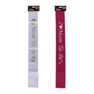 Party sash mom to be assorted