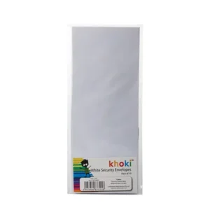 ENVELOPES SECURITY WHITE 240x107mm 10 Pack