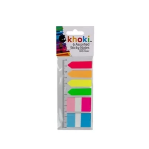 NOTE-PAD SELF-STICK ARROW/FLAP & RULER