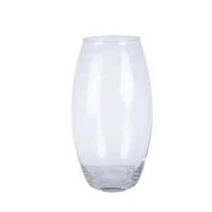 Vase glass florist convex 30cm clear