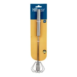 Egg-whisk stainless steel 30cm rotary push