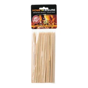 Skewers bamboo 15cm 100 Piece 2.5mm home n leisure