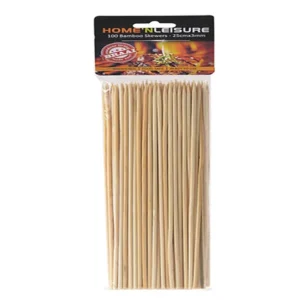 Skewers bamboo 25cm 100 Piece 3mm home n leisure