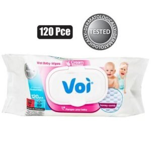 Voi wet-wipes 120 Piece 16x19cm honeycomb
