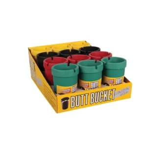 Ashtray plastic tub 8x11cm assorted