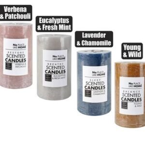 Candle pillar round 6.8x12 revive assorted