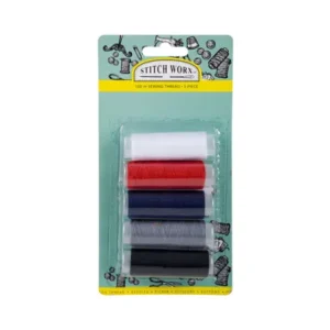 HABERDASHERY SEWING THREAD 5 ASSORTED 100m