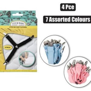 Haberdashery fitted sheet fastners 4 Piece