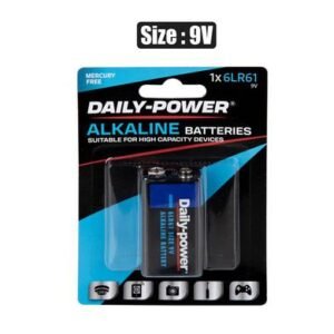 Batteries alkaline size:9volt/6lr61 1 Piece