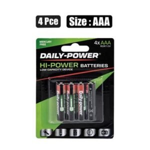 Batteries h/power size:aaa / r03p 4 Piece
