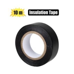 Ins-tape plastic black 19mmx10m zenith