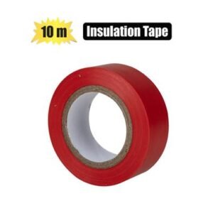 Ins-tape plastic red 19mmx10m