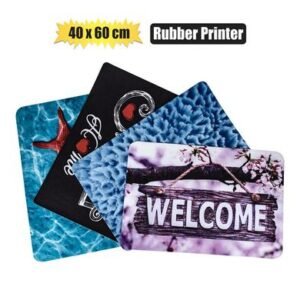 Doormat non woven rubber printed 40x60cm
