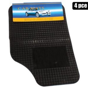 Car mat set rubber 4 Piece back+front