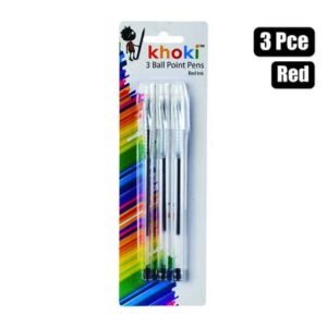 PEN BALL POINT 3 Piece RED