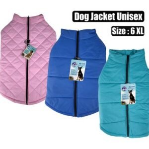 Pet dog jacket with zip unisex-6xl