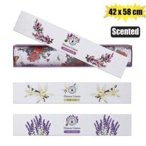 Drawer liners scented assorted 42x58cm