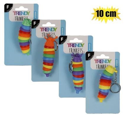 Sensory Wriggle Slug Rainbow 10cm