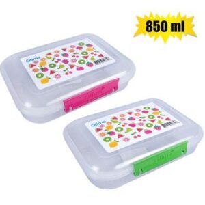 Lunch box plastic 850ml fruit design