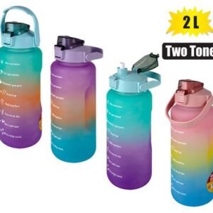WATER BOTTLE 2L TWO-TONE