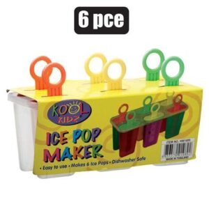 Ice lolly maker plastic 6 Piece
