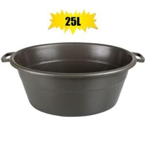 Basin plastic w/handles 25l