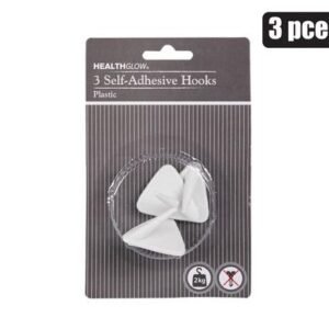 Hook plastic adhesive assorted 3 Piece