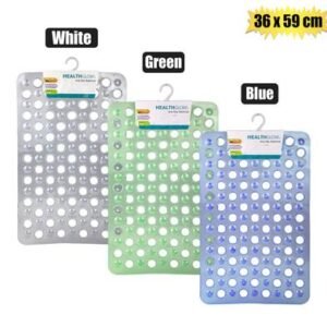 Bathmat silicone assorted colours 36x59cm