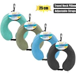 TRAVEL NECK PILLOW ADJUSTABLE STRAP 25cm