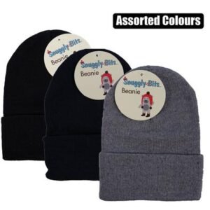 Beanie adult plain colours assorted