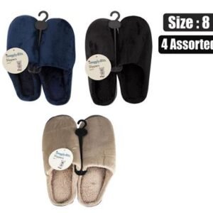 Slipper slip-in plain size 8