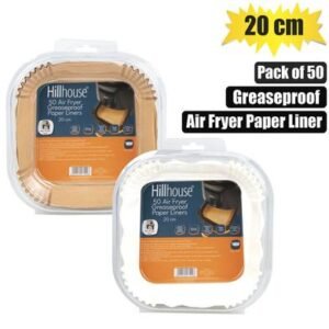 Air fryer liners 20cm square 50 Piece