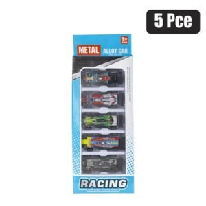 Die cast set 5pc fast racer set 22cm