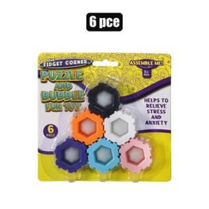 Novelty sensory bubble slide puzzle 6pc – Lid