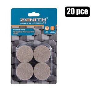 Protection-pads brn 3.8cm rnd 20 Piece h/d