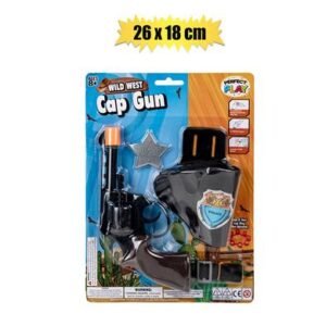 Gun hand cap cowboy set 26x18cm