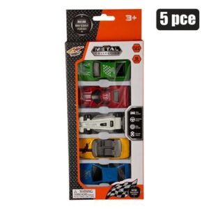 Die cast set 5 Piece racer set