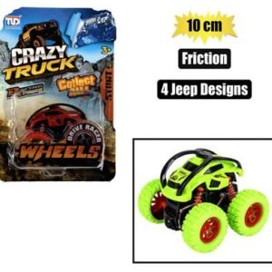 VEHICLE JEEP MONSTER FRICTION 10cm