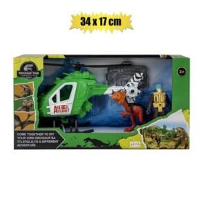 BOYS PLAYSET DINOSAUR WORLD 34X17cm