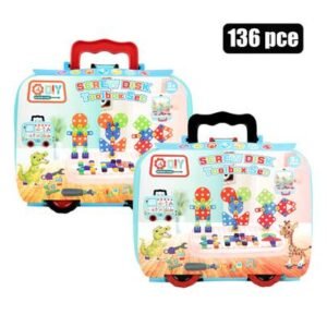 Boys playset tool kit diy box set 136 Piece