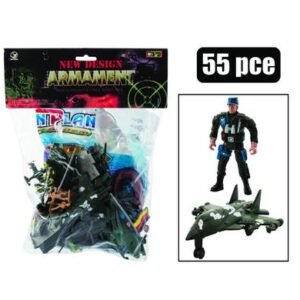 Boys playset figurine combat set 55 Piece