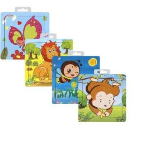 Wooden Tray Puzzle, 9-piece