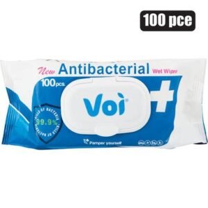 Voi hand-wipes cleanser 100 Piece antibact