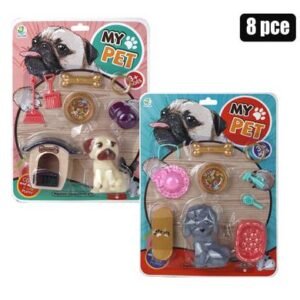 Playset pet with acc 8 Piece 22x30cm